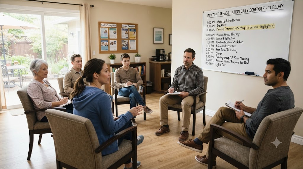 What an Inpatient Rehab Daily Schedule Looks Like